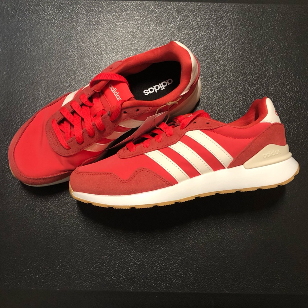 NEW Adidas Run 60s 4.0 Red Running Shoes
